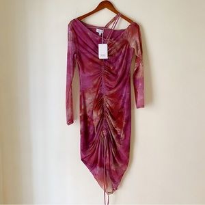 & other stories sheer midi dress